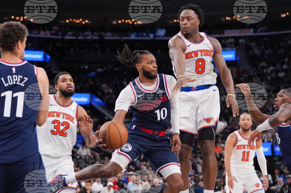 Knicks Clippers Basketball