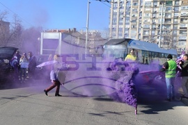 Русе - общински транспорт - протест