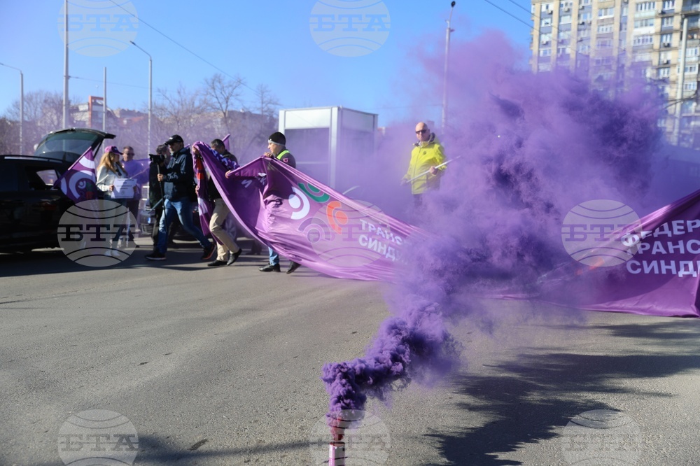 Русе - общински транспорт - протест