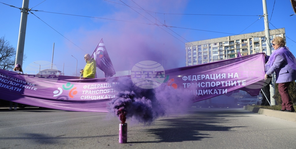 Русе - общински транспорт - протест