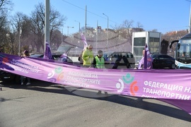 Русе - общински транспорт - протест