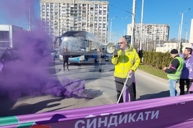 Русе - общински транспорт - протест