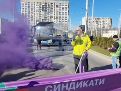 Русе - общински транспорт - протест