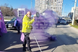 Русе - общински транспорт - протест