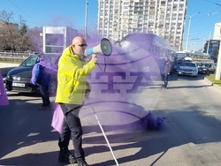 Русе - общински транспорт - протест