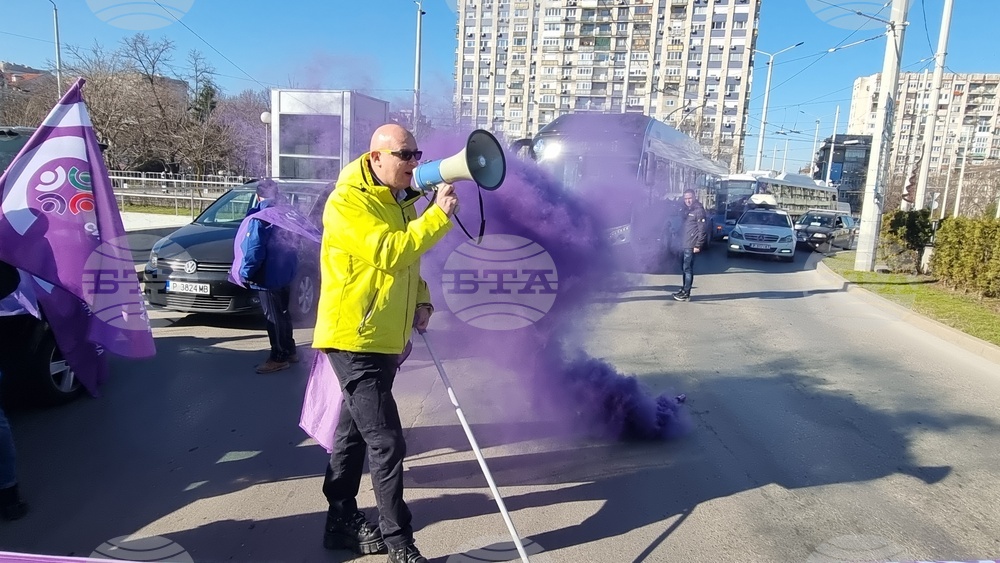 Русе - общински транспорт - протест