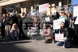 Софийски градски съд - Габриела и Красимир - протест