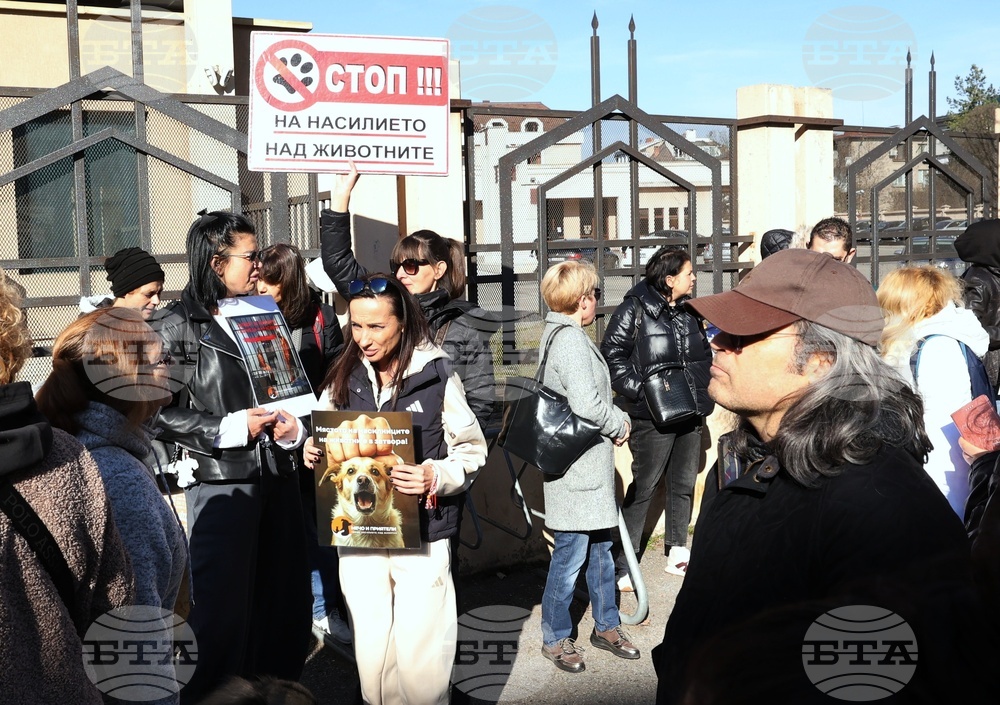 Софийски градски съд - Габриела и Красимир - протест