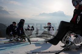 APTOPIX Milan Cortina Paralympics Alpine Skiing