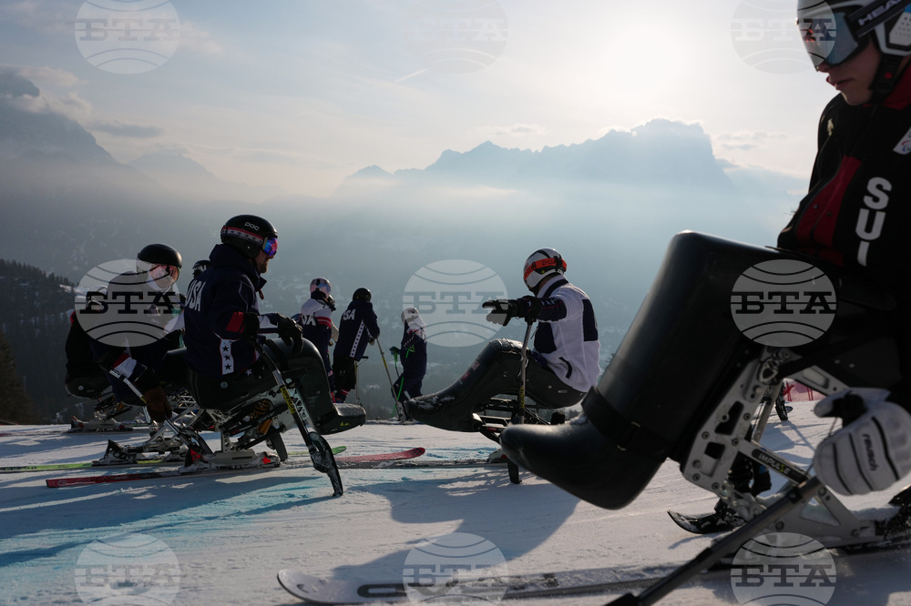 APTOPIX Milan Cortina Paralympics Alpine Skiing