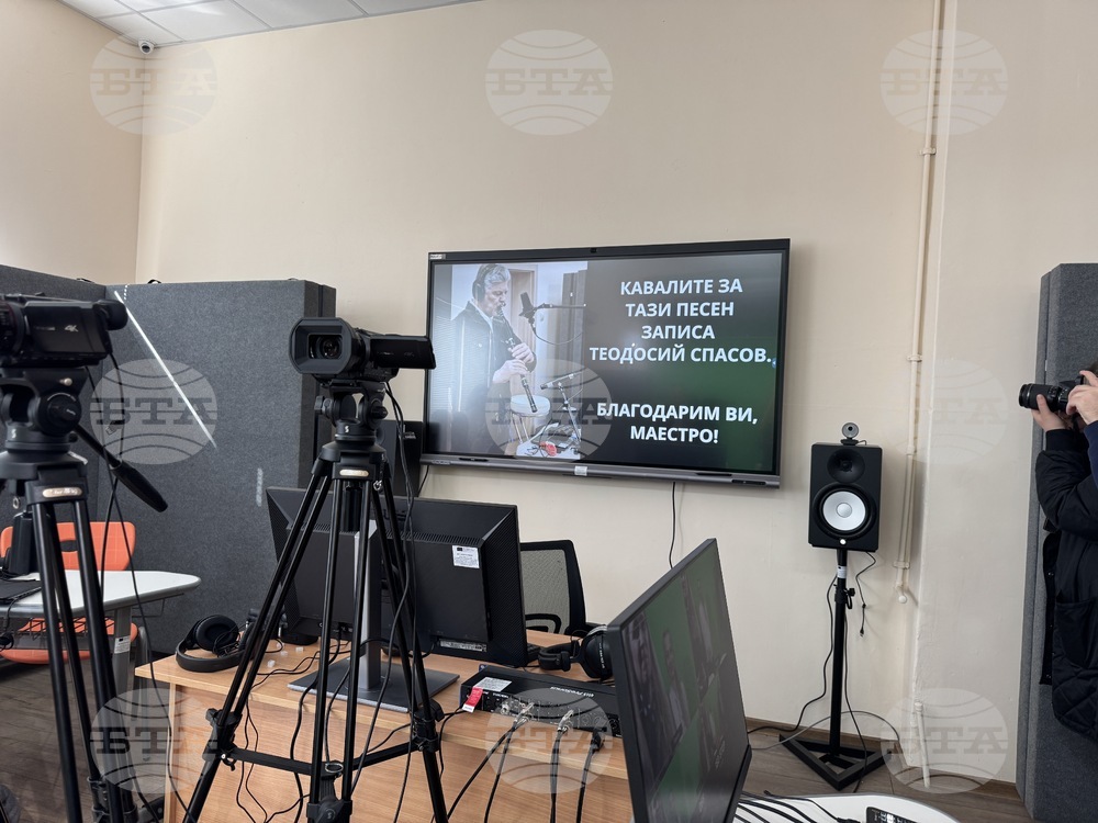 Село Овощник - училище - аудиовизуално студио - откриване