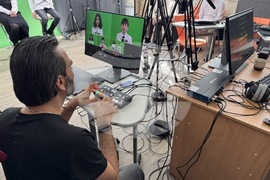 Село Овощник - училище - аудиовизуално студио - откриване