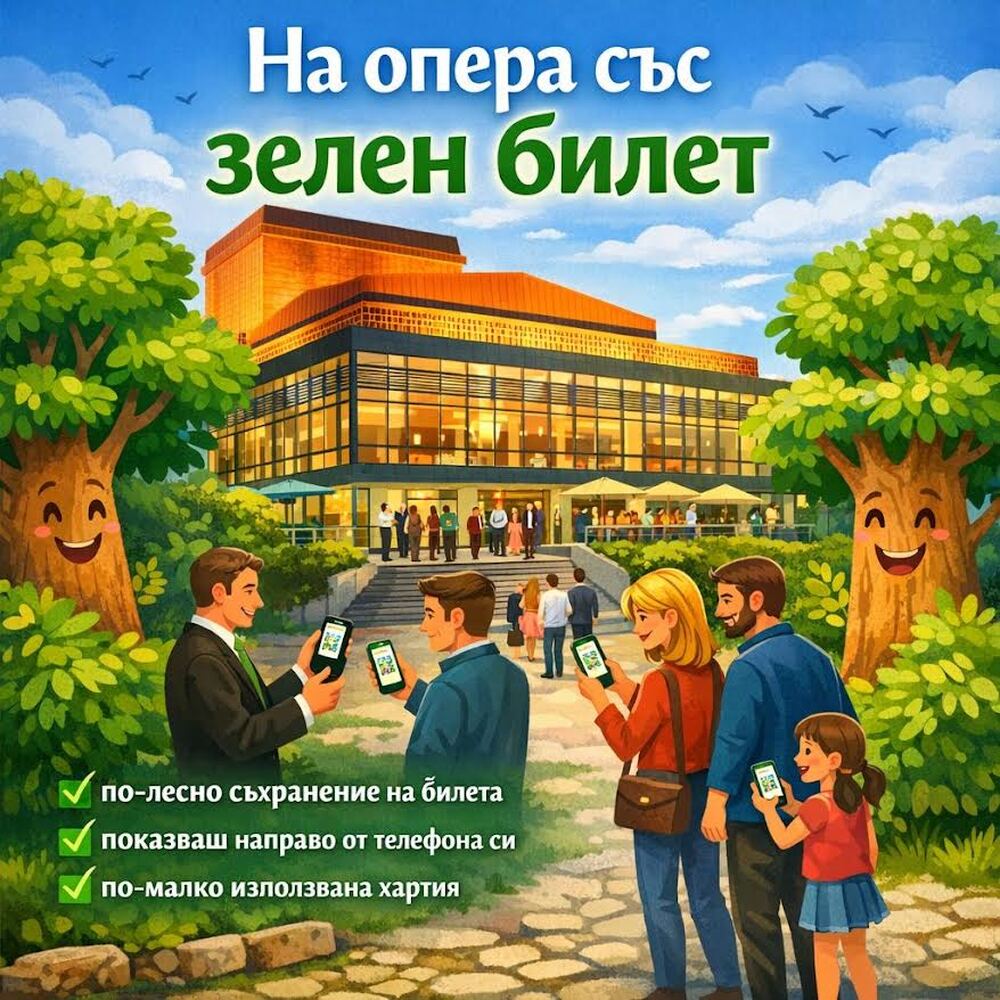Старозагорската опера въвежда „зелен билет“