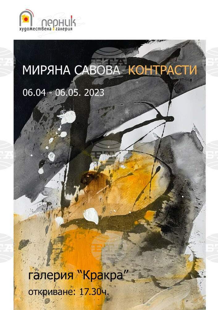 Художничката Миряна Савова представя "Контрасти" в пернишката галерия "Кракра"