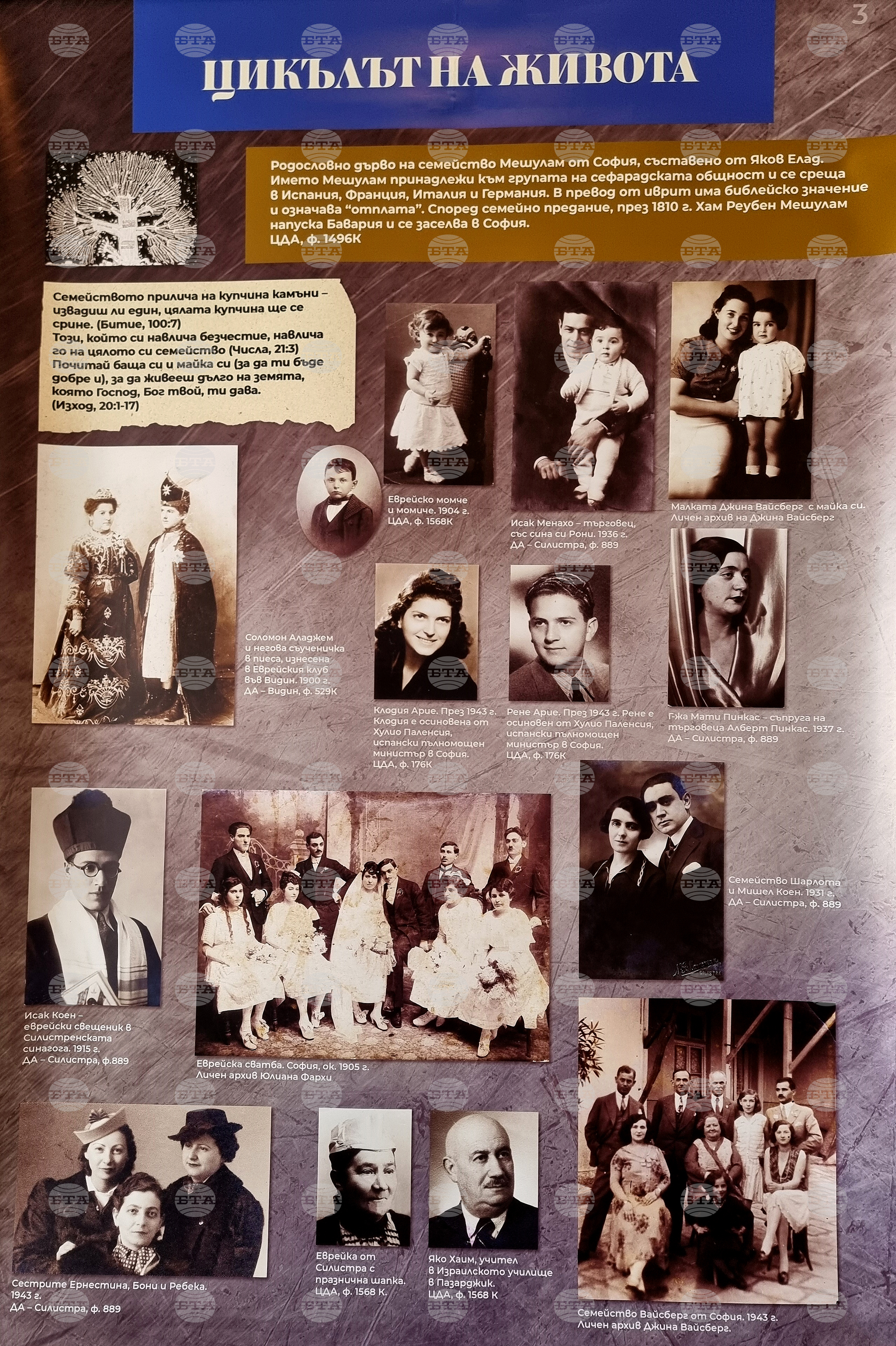 Монтана - спасяване на българските евреи - изложба