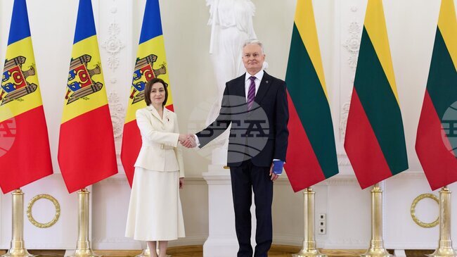 МОЛДПРЕС: Литовският президент заяви, че присъединяването на Молдова и Украйна към ЕС до 2030 г. е стратегическа цел на страната