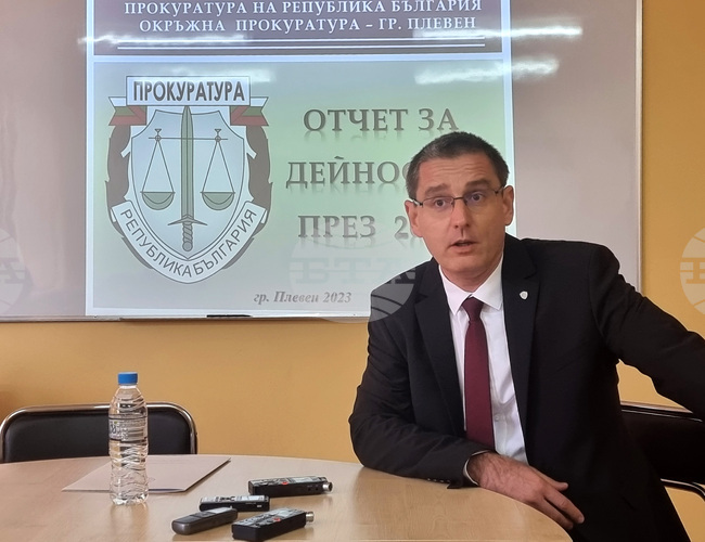 Плевен - окръжен прокурор Владимир Николов - отчет