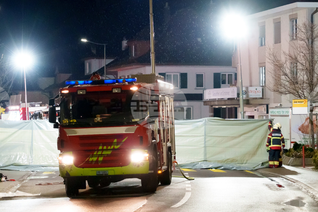 Switzerland Fire Postal Bus