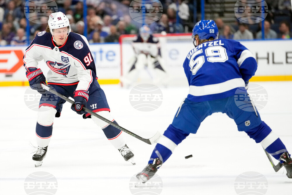 Blue Jackets Lightning Hockey