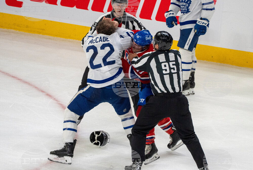 Leafs Canadiens Hockey