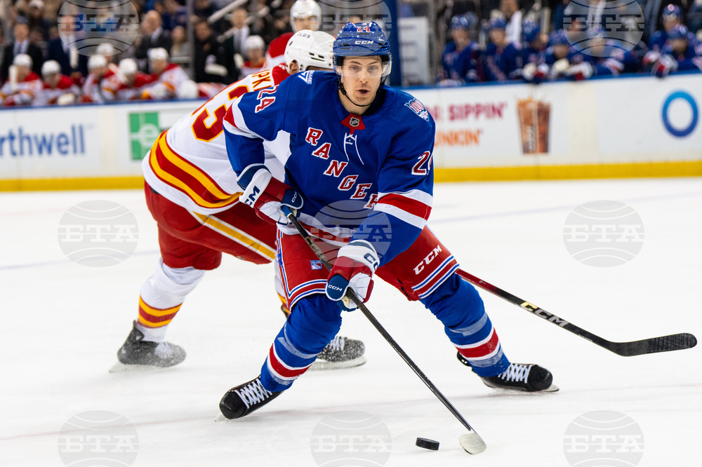 Flames Rangers Hockey