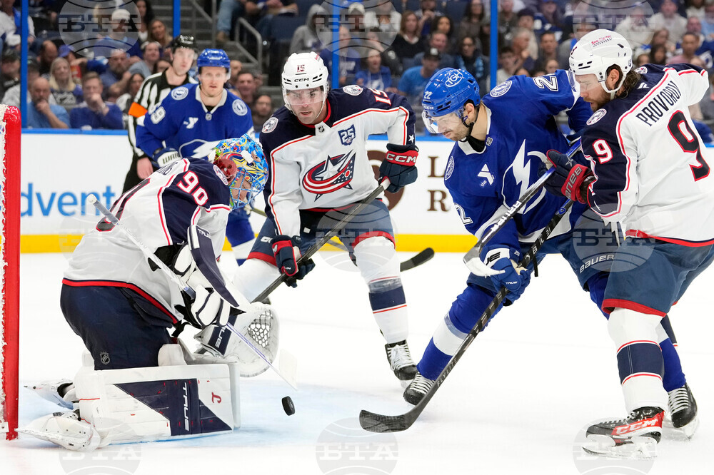 Blue Jackets Lightning Hockey