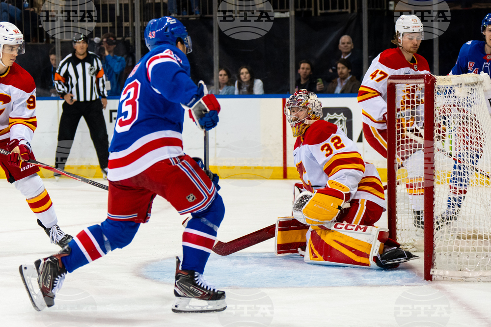 Flames Rangers Hockey