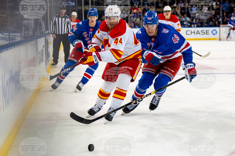 Flames Rangers Hockey