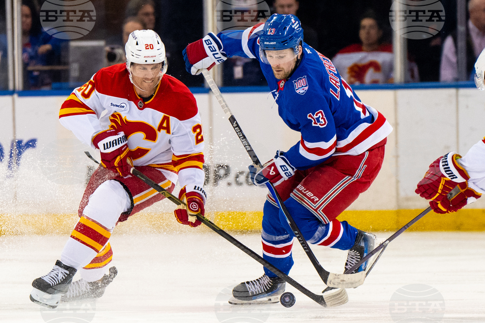 Flames Rangers Hockey