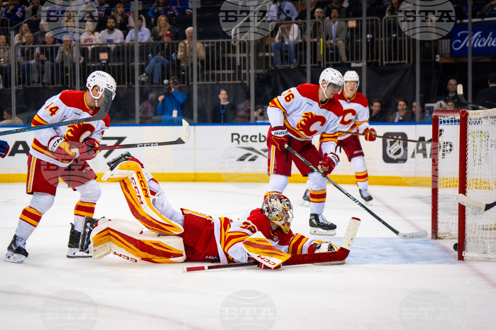 Flames Rangers Hockey