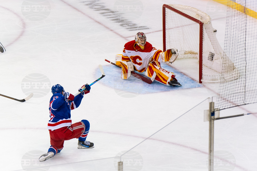 Flames Rangers Hockey