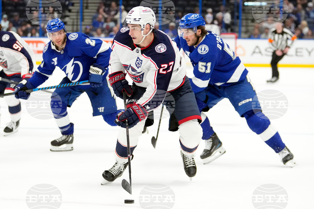 Blue Jackets Lightning Hockey