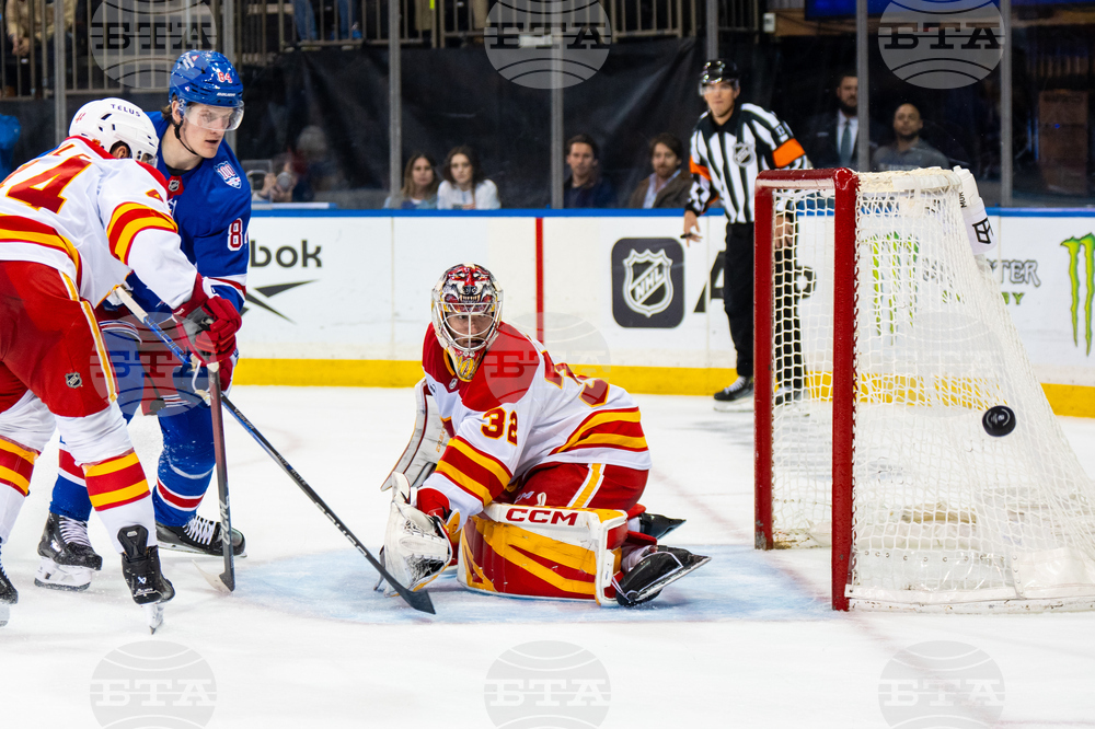 Flames Rangers Hockey