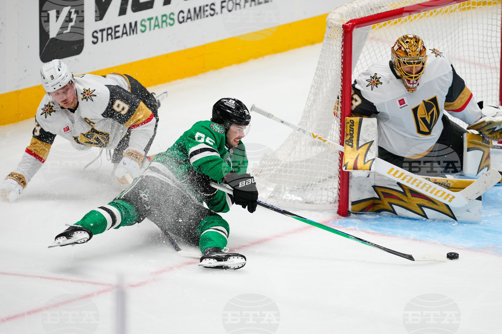 APTOPIX Golden Knights Stars Hockey