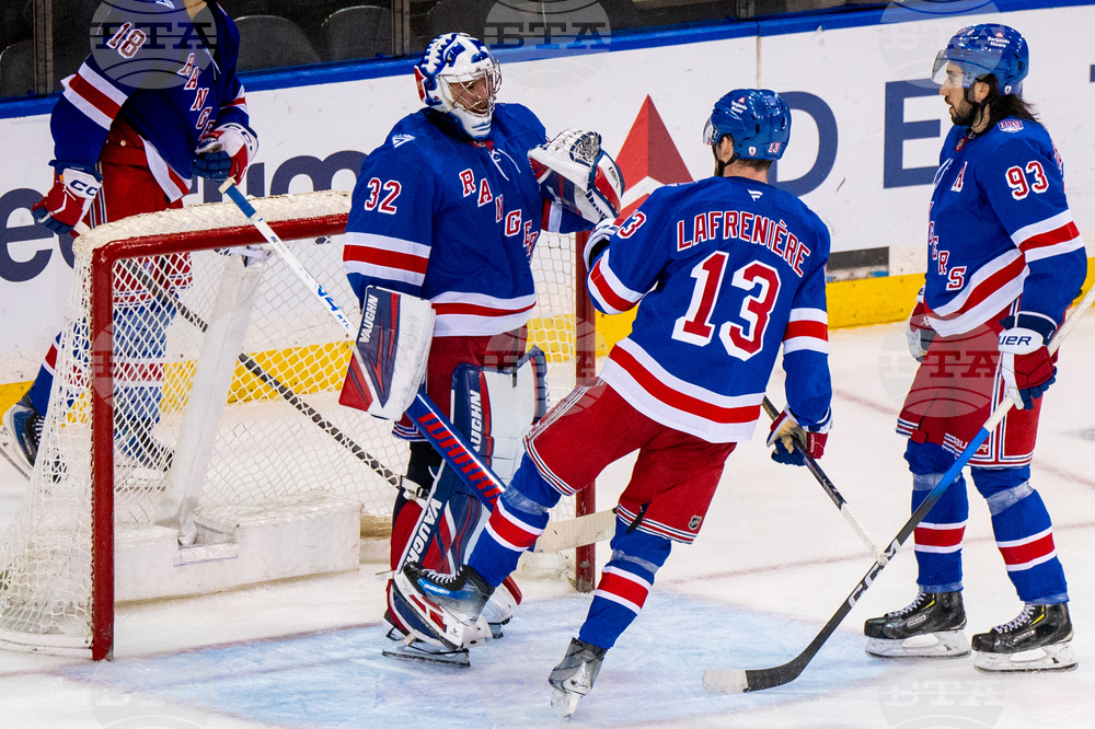 Flames Rangers Hockey