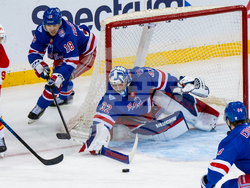 Flames Rangers Hockey