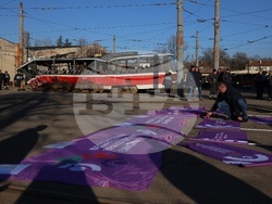 Градски транспорт - служители - протест