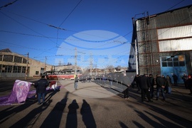 Градски транспорт - служители - протест