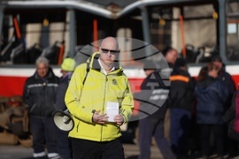 Градски транспорт - служители - протест