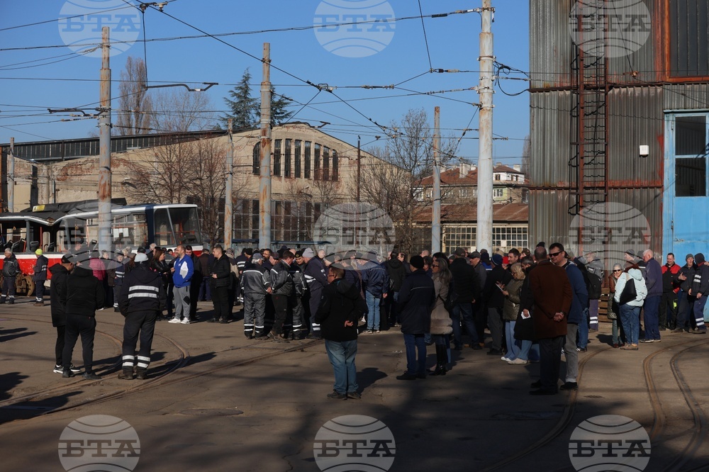 Градски транспорт - служители - протест