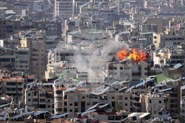 CORRECTION Lebanon Israel Iran