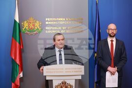 Министерски съвет - Хасан Адемов - Георги Клисурски - пресконференция