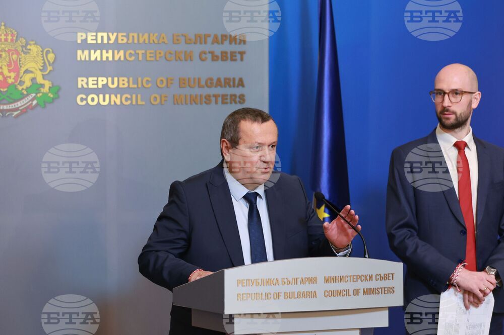 Министерски съвет - Хасан Адемов - Георги Клисурски - пресконференция