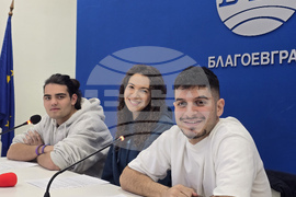 Национален пресклуб на БТА Благоевград - пресконференция - студенти