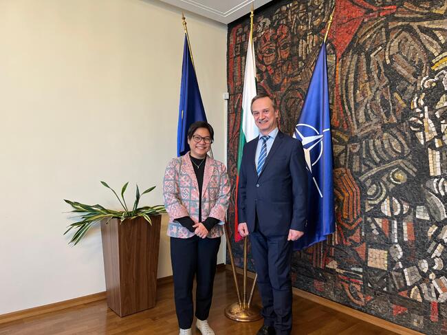 Среща на заместник-министъра на външните работи г-н Ради Найденов с посланика на Индонезия Н.Пр. г-жа Листиана Оперананта