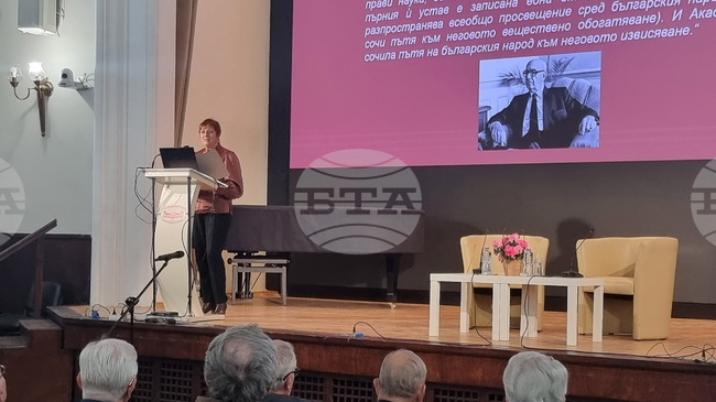 БАН се утвърждава като мощен научен център, докато акад. Ангел Балевски е председател, каза чл.-кор. Евелина Славчева 