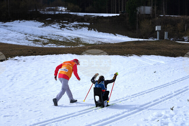 APTOPIX Milan Cortina Paralympics Cross Country