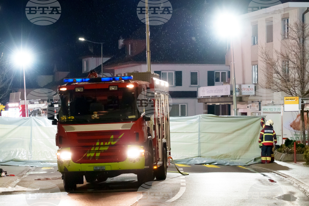 Switzerland Fire Postal Bus