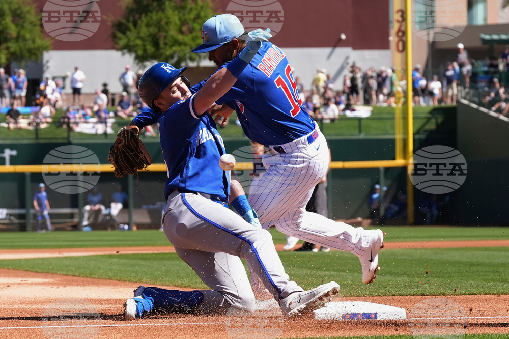 Royals Cubs Spring Baseball