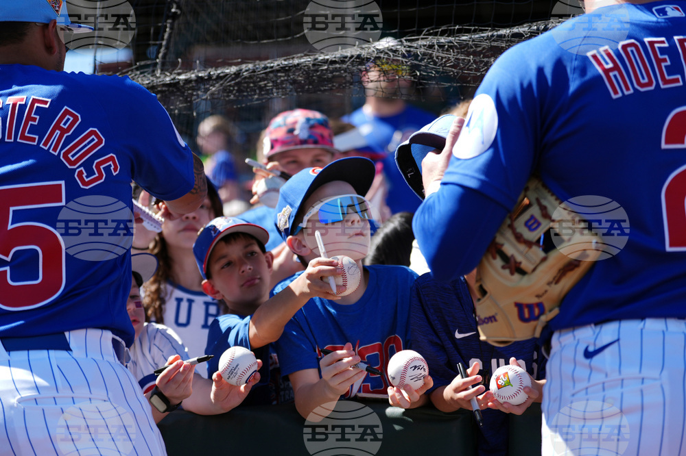 Royals Cubs Spring Baseball